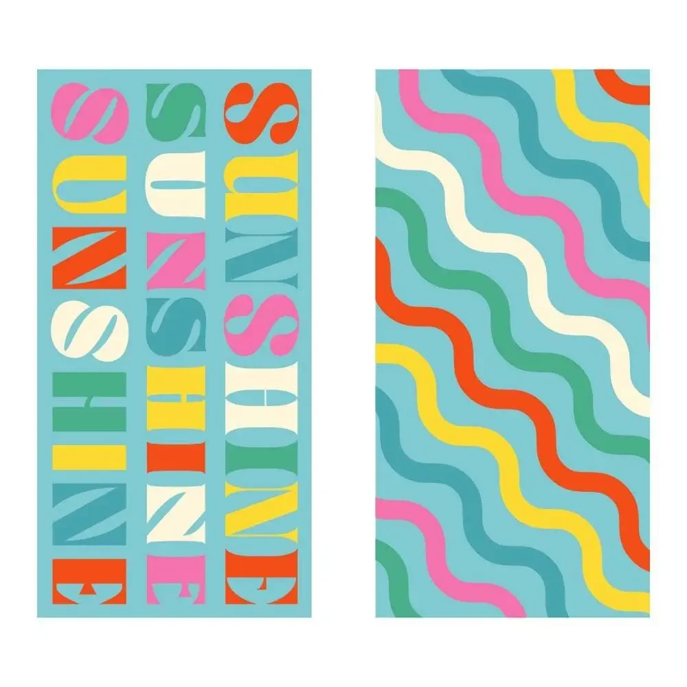 Sunshine Quick Dry Beach Towel